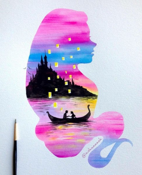 Красивые рисунки акварелью для начинающих