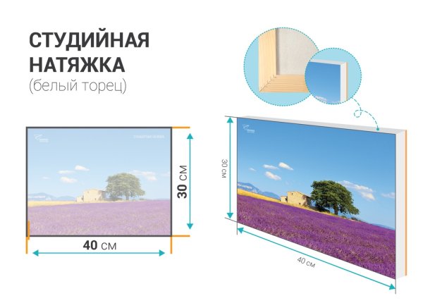 Галерейная и студийная натяжка