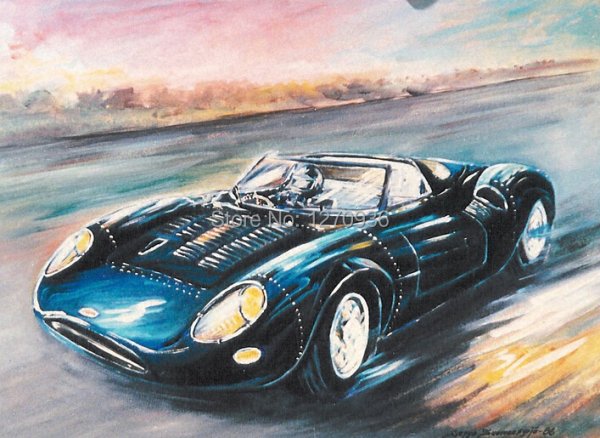 Картины с автомобилями