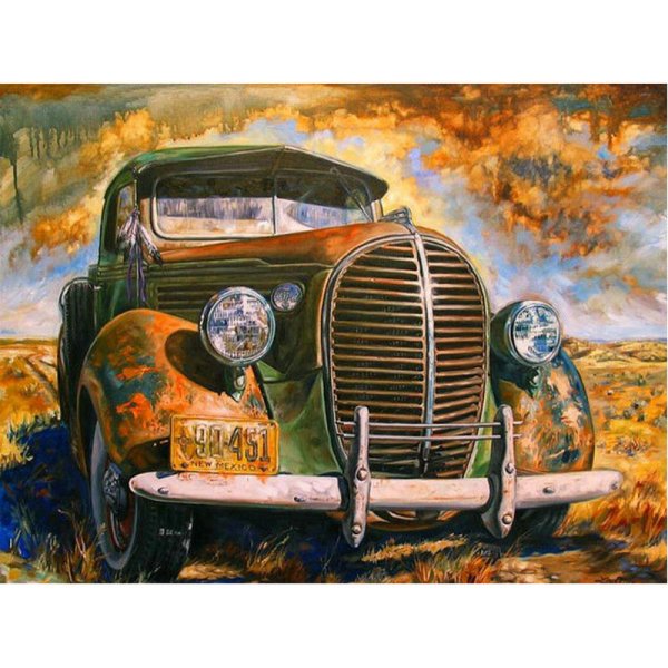 Картина ретро автомобиль