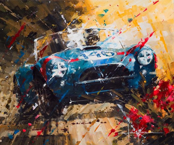 Современные машины в живописи