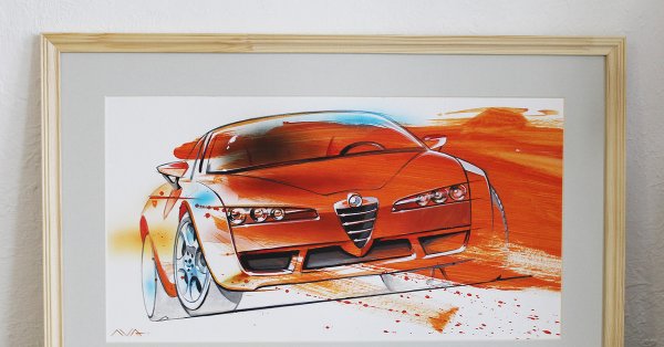 Автомобиль гуашью