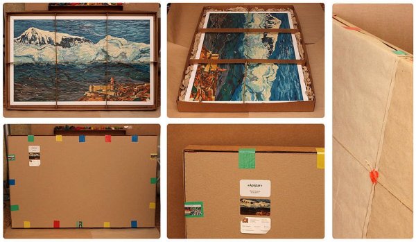 Упаковка картины