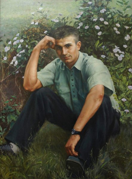 Мужской портрет живопись современный