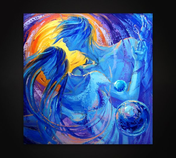 Живопись о любви Абстрактная