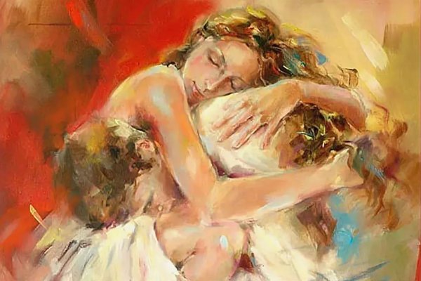 Двое живопись