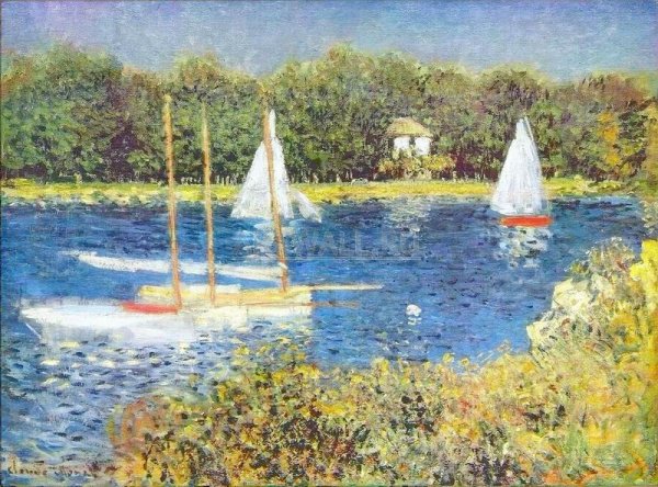 Клод Моне регата в Аржантее
