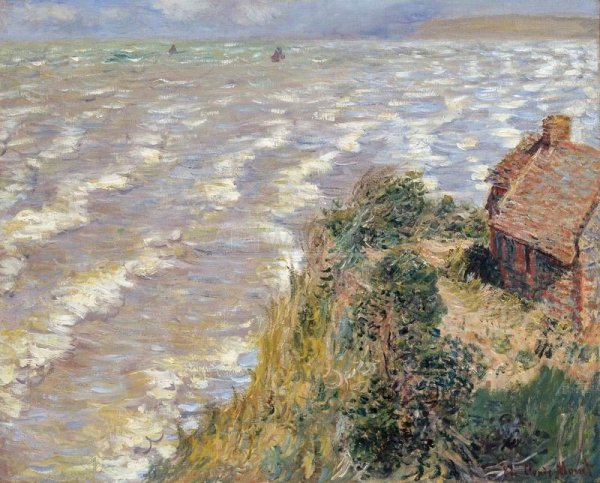 Прилив в Пурвиле Клод Моне