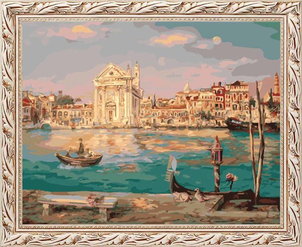 Вечер в Венеции живопись Венеция