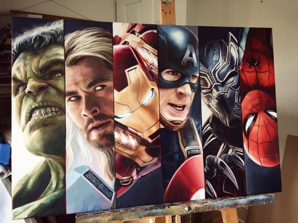 Картины по комиксам