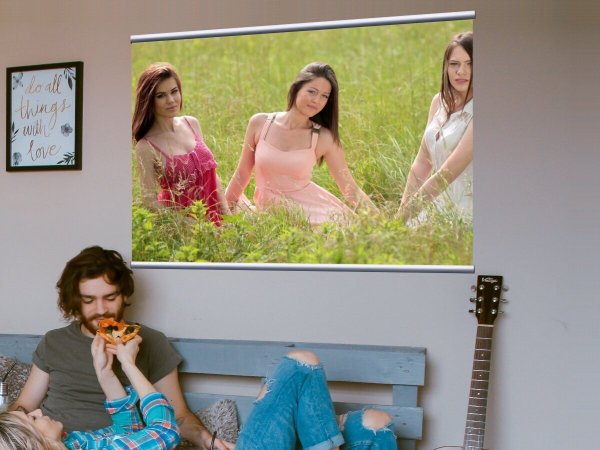 Печать на холсте с надписью