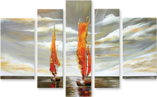 Современные вертикальные картины