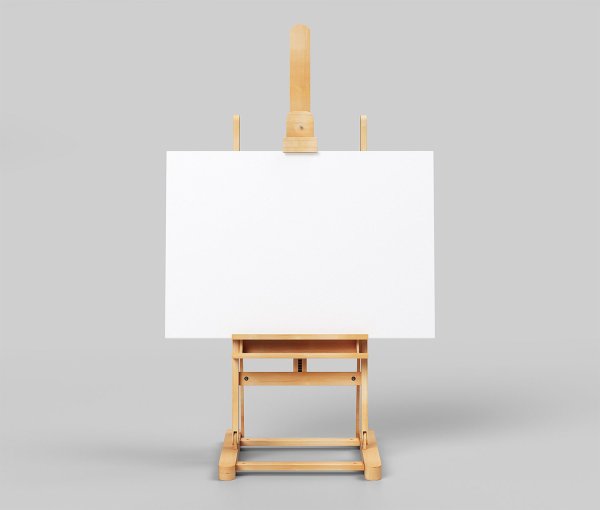 Плакат на мольберте
