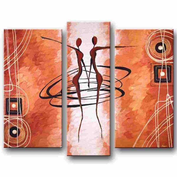 Абстрактные картины с силуэтами