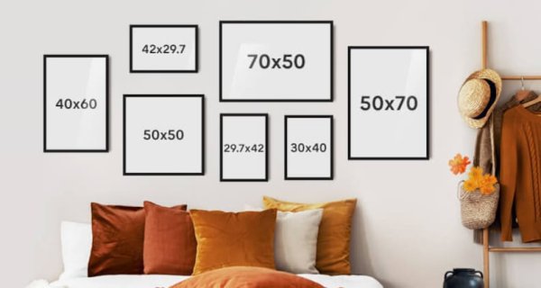 Размеры картин на холсте