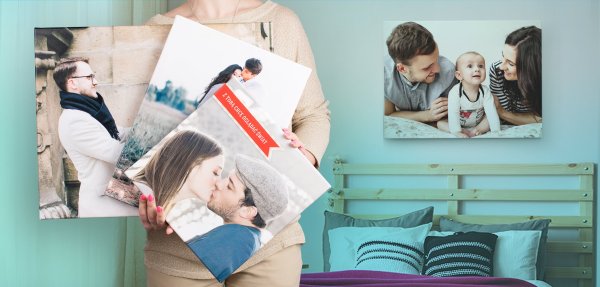 Печать на холсте реклама