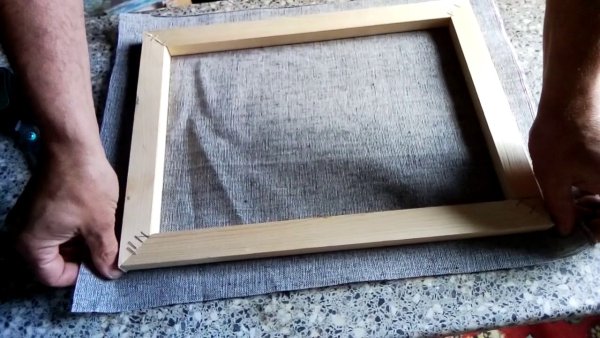 Проклейка холста для живописи