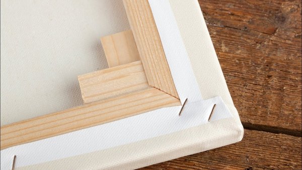 Холст на подрамнике крепление сзади