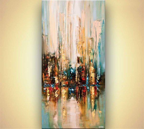 Современные вертикальные картины