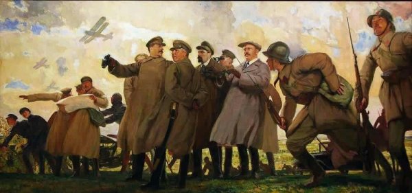 Кардовский Сталин члены Политбюро картина 1933