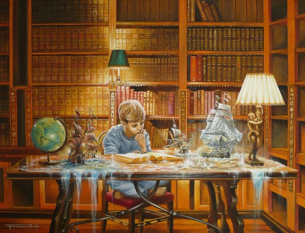 Книголюбы в живописи