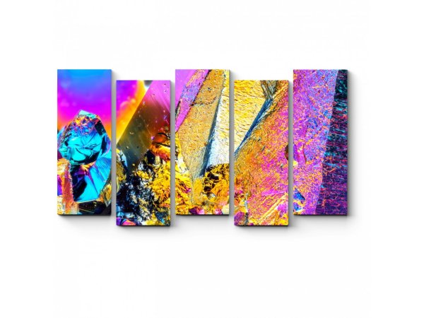 Модульная картина неон