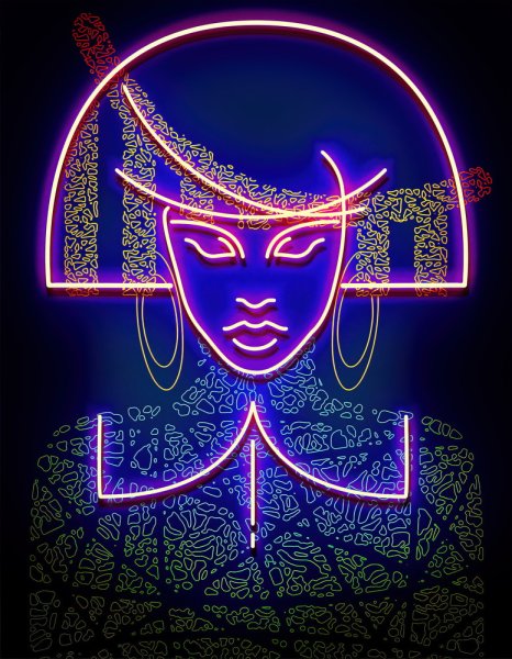 Неоновые узоры