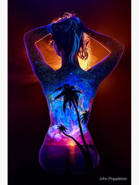 Боди-арт художника John Poppleton