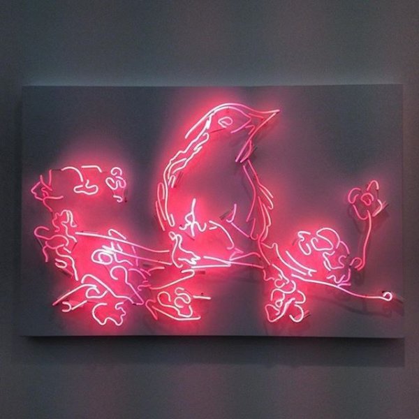 Картина с неоновой подсветкой