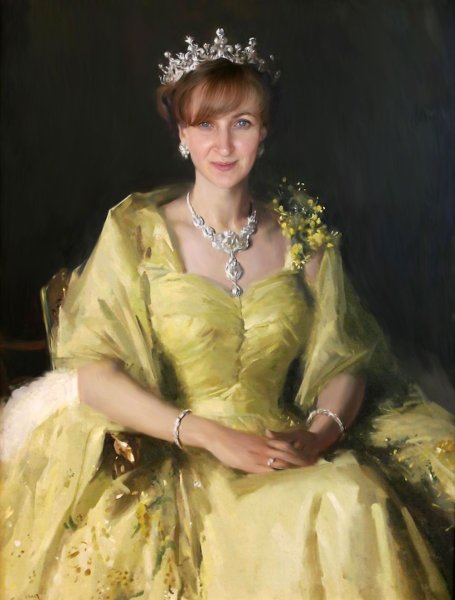 Портрет в образе женщина