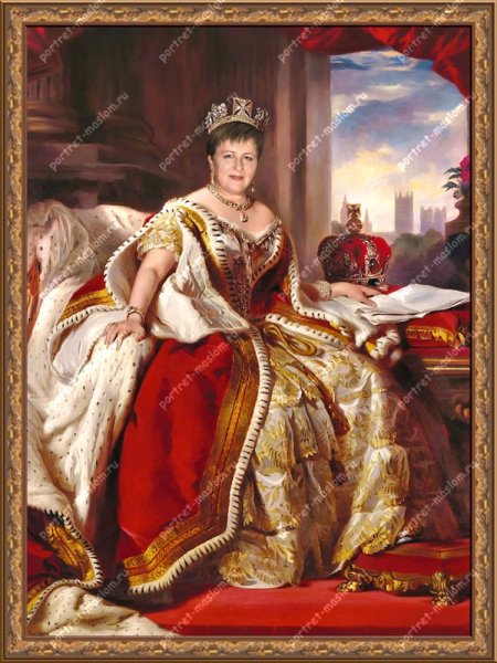 Фотошаблон женский портрет