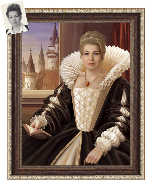 Парный портрет для фотомонтажа