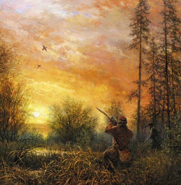 Пейзаж охота