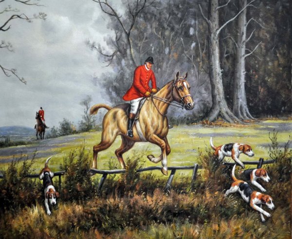 Картины Джордж Шеридан английская охота
