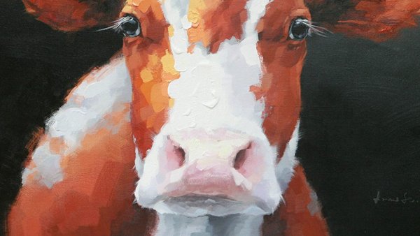 Морис Хагеманс картина корова