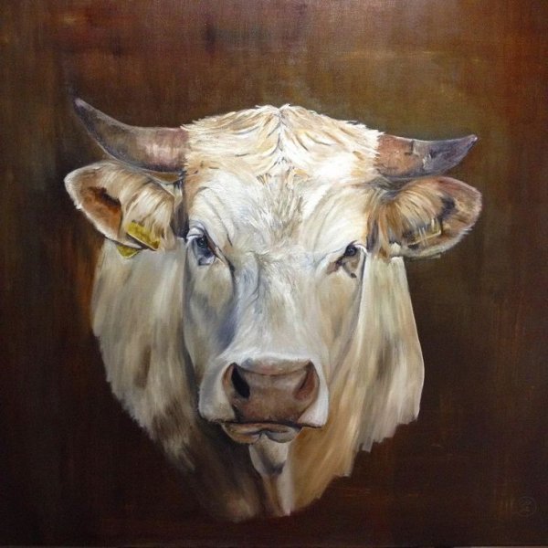 Бык живопись