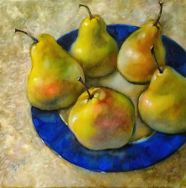 Груша живопись