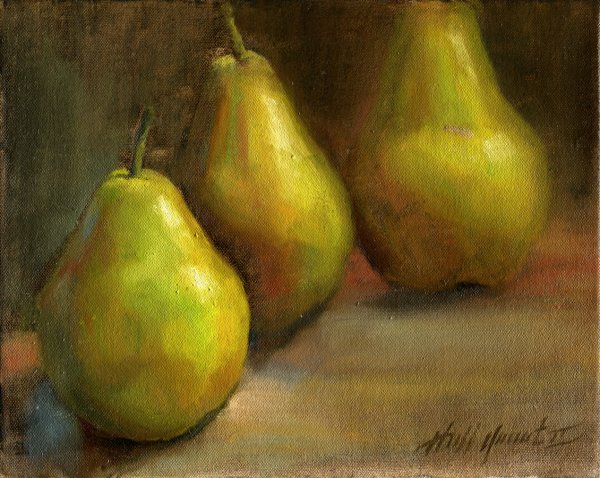 Натюрморт с грушами