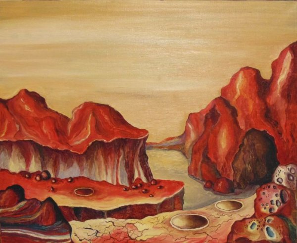 Марсианские пейзажи картины