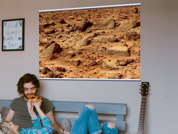 Как нарисовать Марс с 1 лица