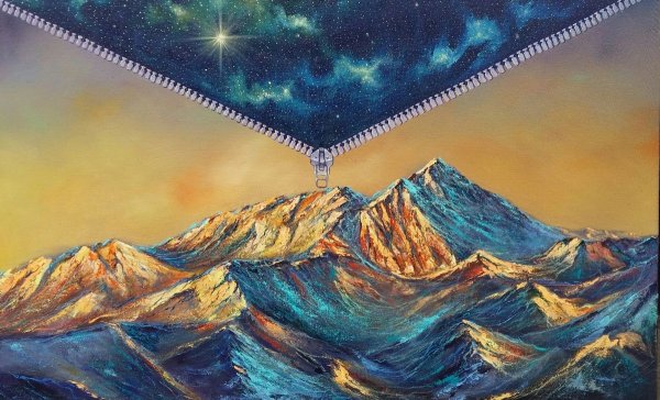 Марс Планета акварель