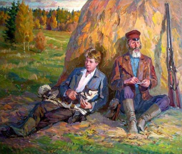 Александр Сергеевич Пушкин с пером