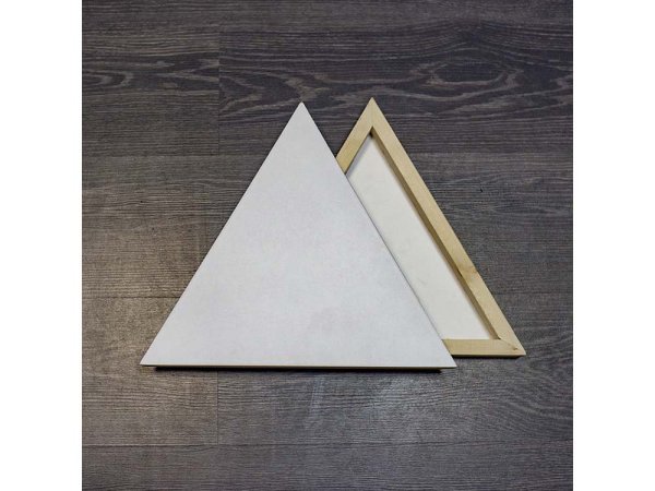 Треугольный холст на подрамнике