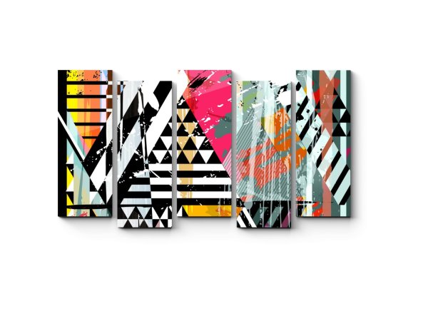 Горы треугольники на стене