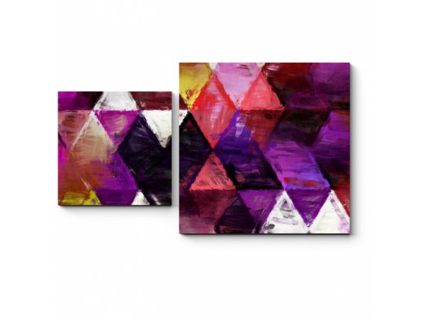 Треугольный холст на подрамнике