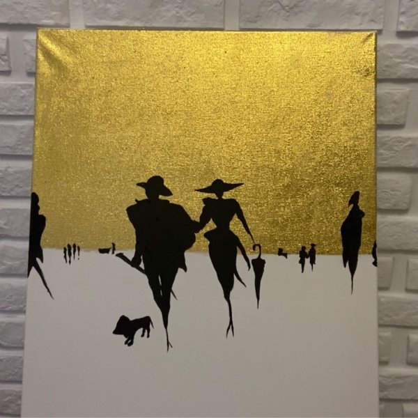 Силуэтная живопись в интерьере