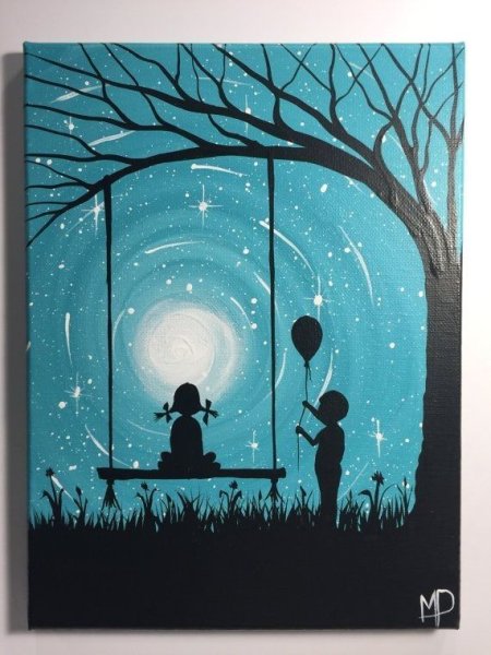 Силуэт интерьера