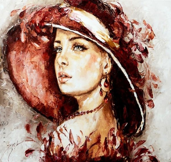 Польская художница Elzbieta Brozek