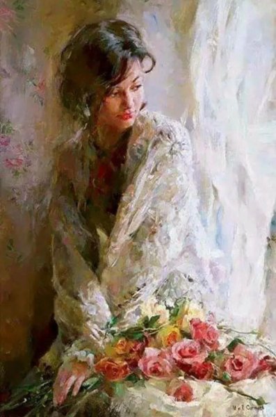 Художник Михаил и Инесса Гармаш осень