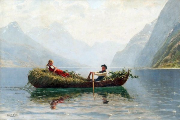 Норвежский художник Hans Dahl